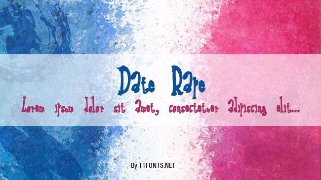 Date Rape example